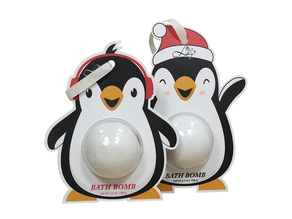Bath Bomb in Adorable Penguin Shape Package - Lily Bath view 5