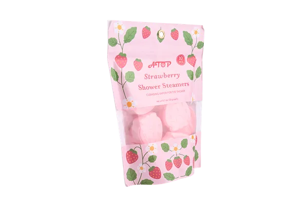 Strawberry Shower Steamers - Aromatherapy Shower Vapor Tablet for Relaxing Shower Experience view 3