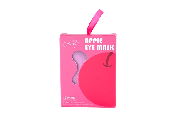 10 Pairs Apple Flavor Eye Mask Infused with Collagen & Vitamin C for Winter Eye Care Treatment - Lily Bath view 7