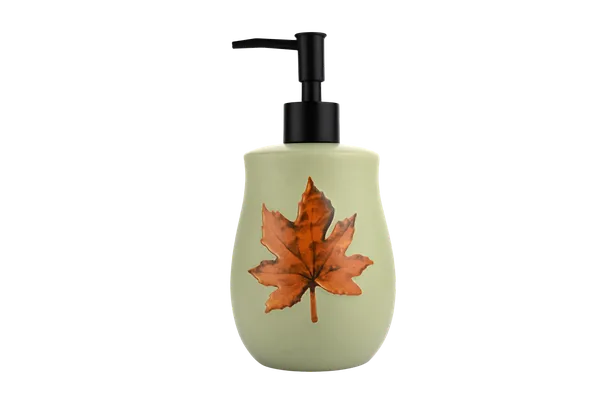 Autumn Maple Leaf Foaming Hand Soap - Moisturizing Hand Wash with Decorative Fall Leaf Bottle for Bathroom & Kitchen view 5