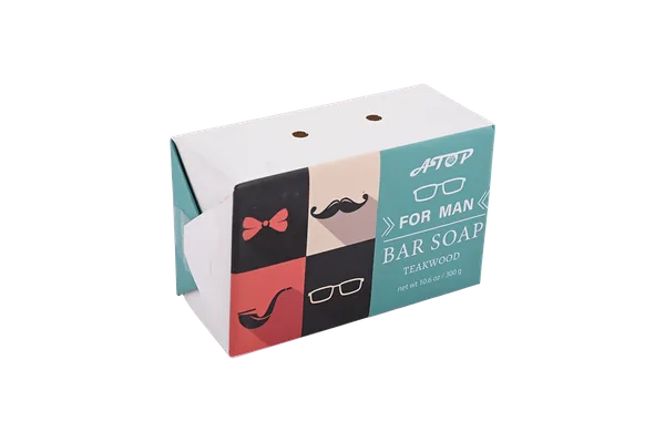 300g Teakwood Soap Bar for Men - Moisturizing Deep Cleansing Bath Soap with Rich Woody Fragrance view 5