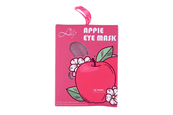 10 Pairs Apple Flavor Eye Mask Infused with Collagen & Vitamin C for Winter Eye Care Treatment - Lily Bath view 9