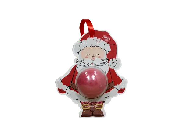 Christmas Themed Gift Bath Bomb in Exquisite & Cute Hanging Card - Lily Bath view 8