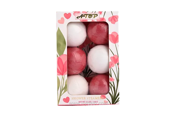 Coffret cadeau de bombes de bain artisanales - Boules de bain effervescentes parfumées pour un bain apaisant et rafraîchissant 1