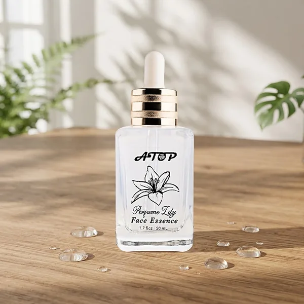 50mL Perfume Lily Facial Essence - Hydrating & Brightening Floral Scented Facial Essence for Soft, Radiant Skin view 2