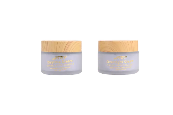 Day & Night Face Cream Set - Hydrating Day Cream with Vitamin A & Nourishing Overnight Cream with Collagen (50mL × 2) view 5