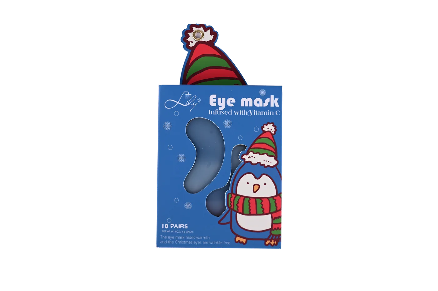 10 Pairs Eye Masks Infused with Vitamin C Brightening Eye Patches - Lily Bath