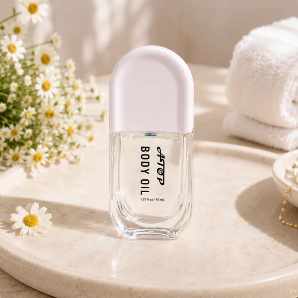 Travel Size Chamomile Moisturizing Body Oil - Fast-Absorbing Body Moisturizer for Silky Smooth Skin view 2