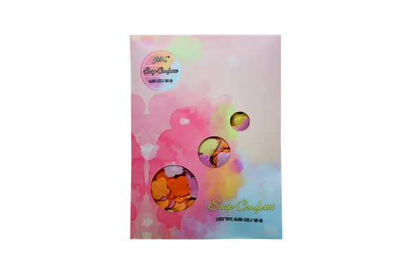 15g Floral, Heart, Pineapple & Star Shaped Bath Confetti – Colorful Scented Bath Soak view 7