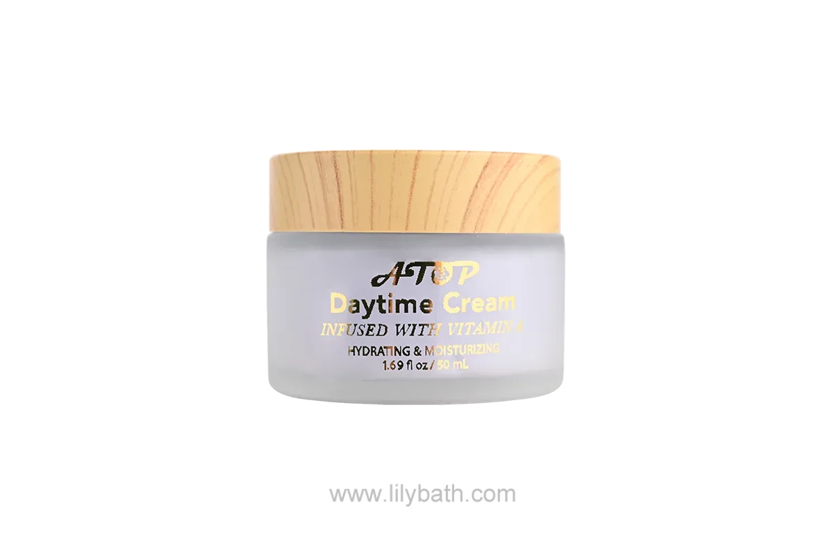 Set de cremas faciales de día y de noche: crema hidratante de día con vitamina A y crema nutritiva de noche con colágeno (50 ml × 2)
