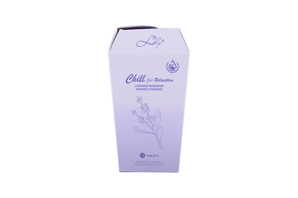 12 Tablets Lavender Rosemary Shower Steamers Chill & Relaxation Aromatherapy - Lily Bath view 3